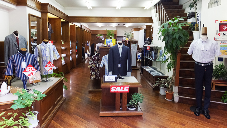 フルヤマ洋服店（香川県・高松市・南新町商店街）